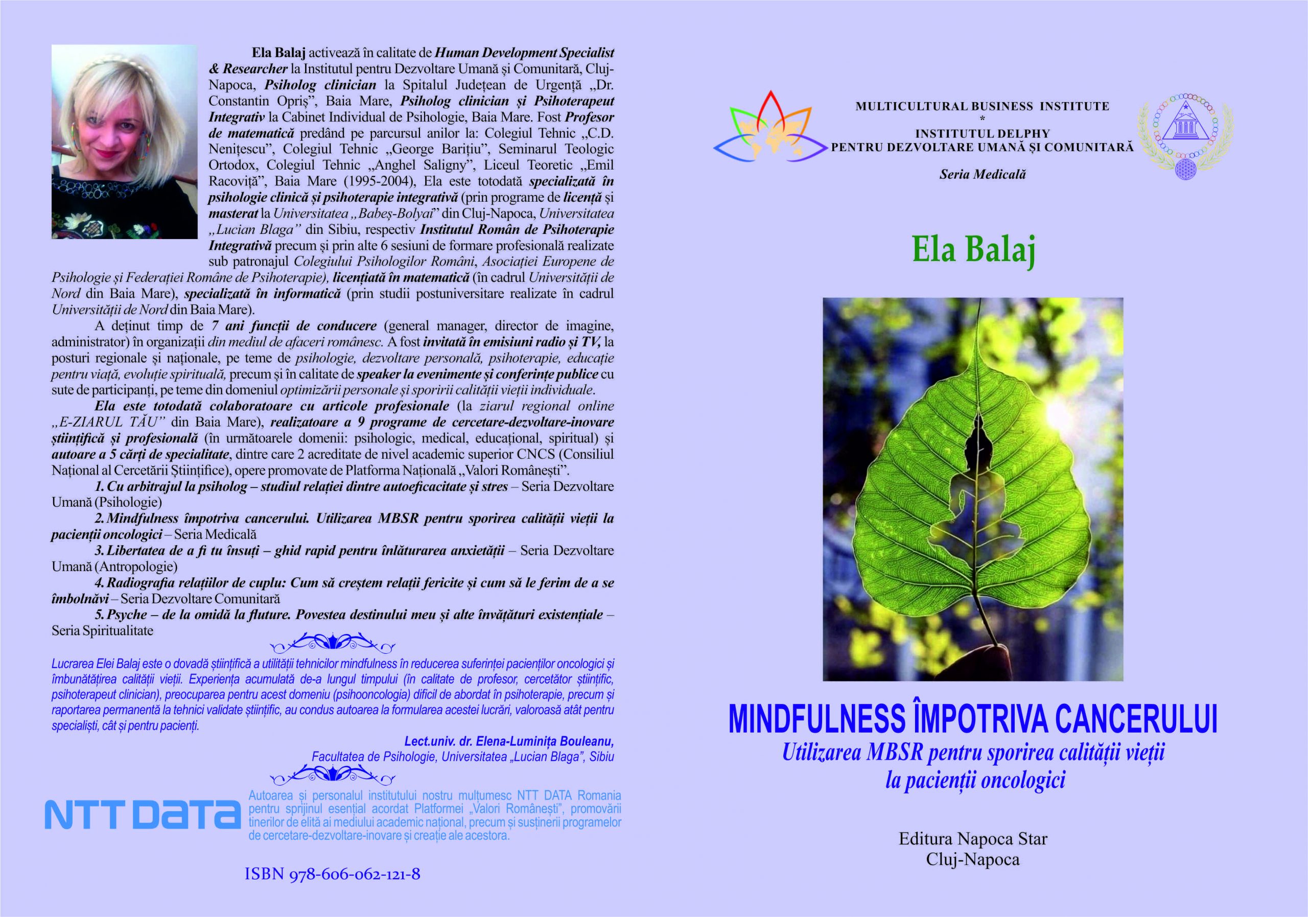 Mindfulness împotriva cancerului - Ela Balaj